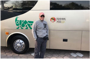 Mexico RV Caravan - Tour bus